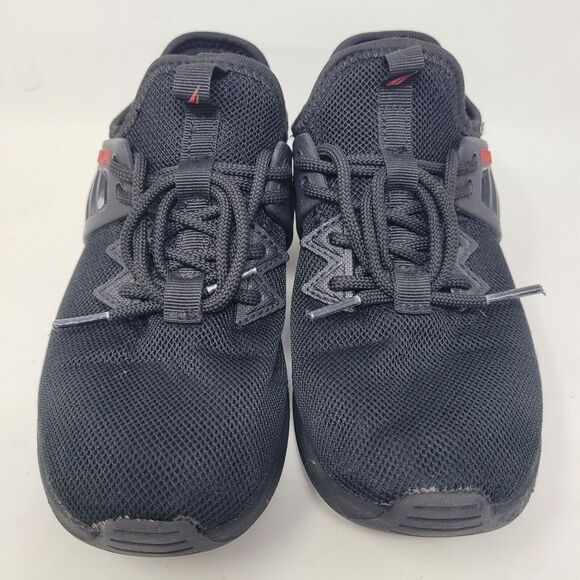 Nautica Little Boys Girls UnisexOutline Saga Sneakers Black- Red Athletic Size 3 - Picture 4 of 7